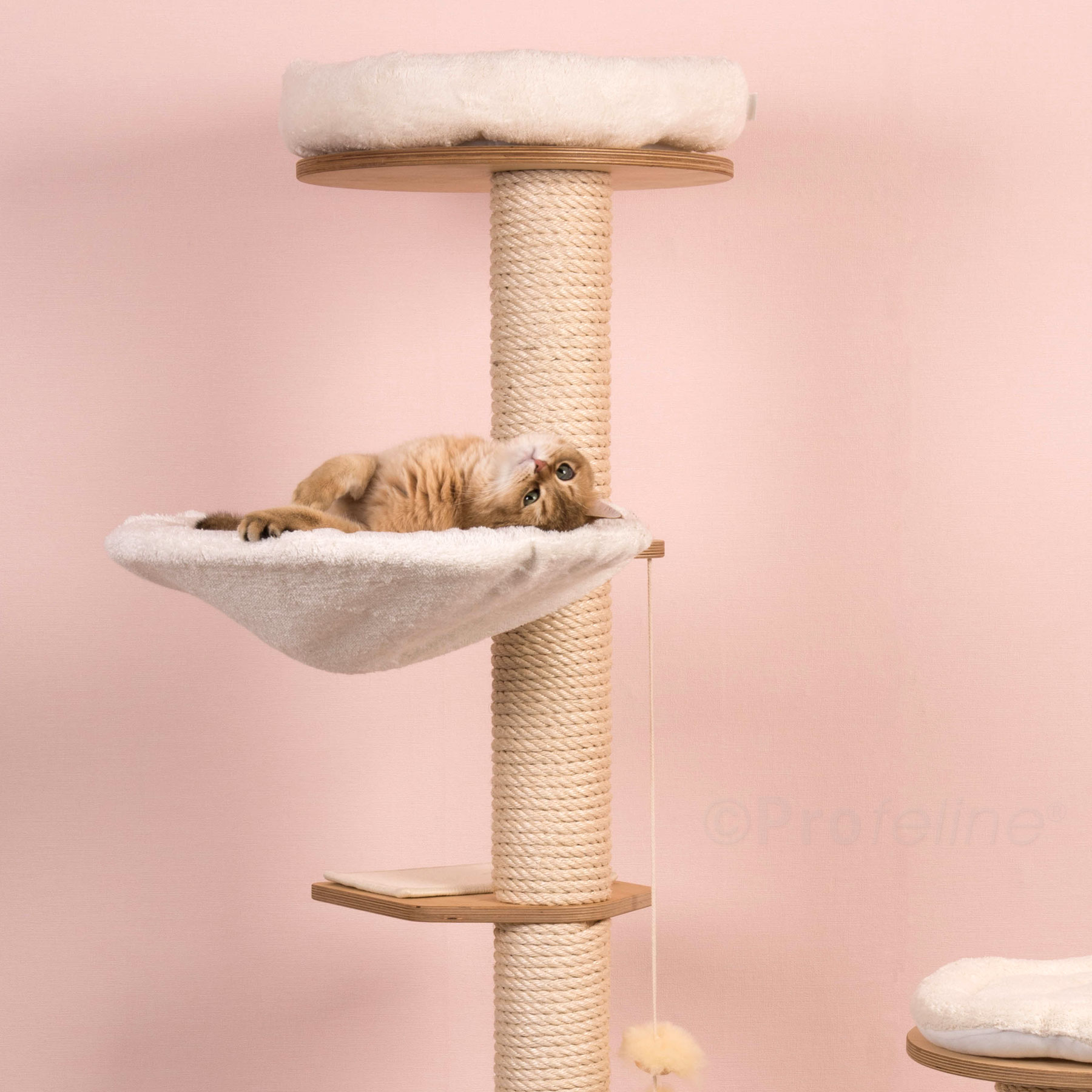 Kratzbaum Liegemulde Bezug Baukastensystem natur