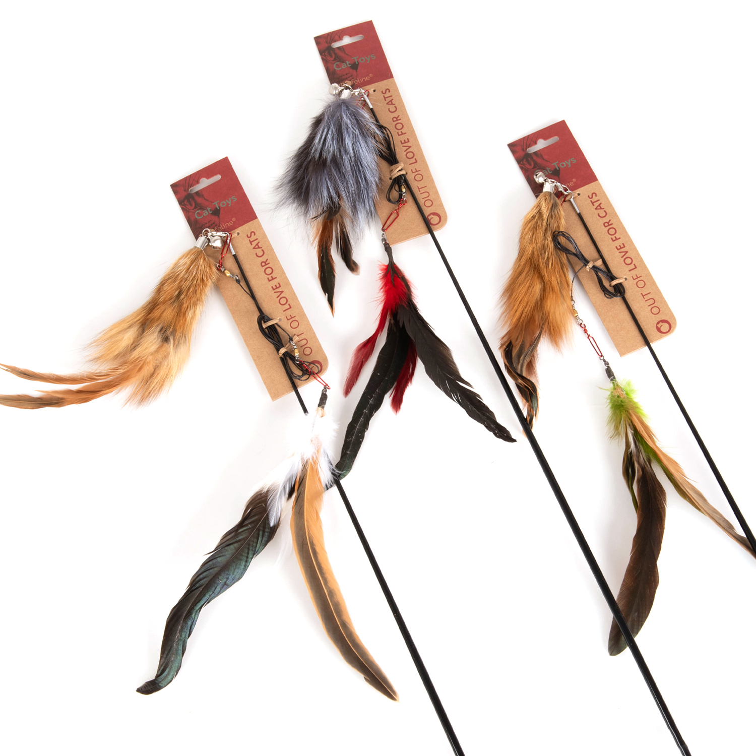 Lange Katzenangel - XXL Fishing Rod, 1 Meter Lange Katzenange XXL für Wechselanhänger