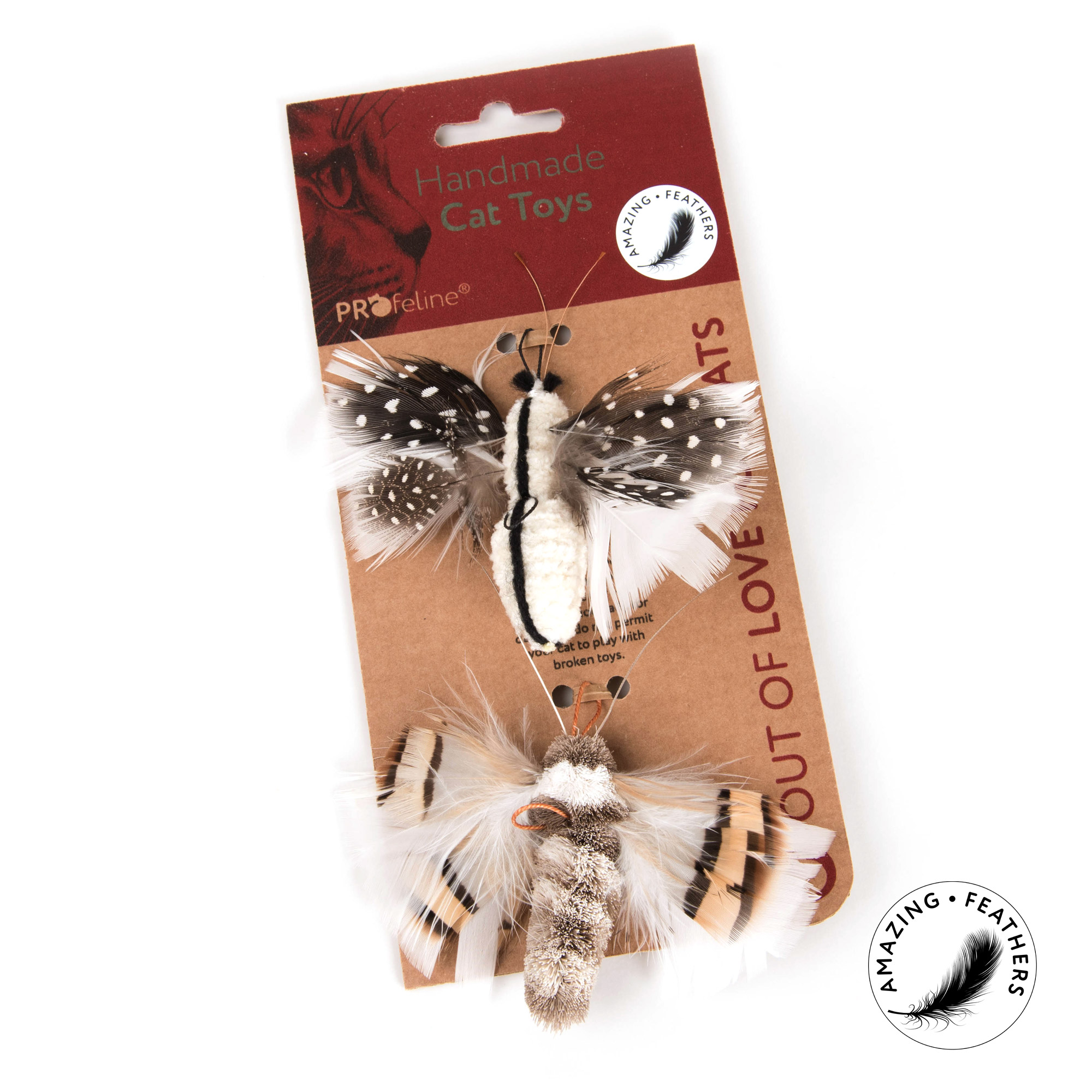 Special Edition BUZZ - Anhänger Federanhänger für Katzenangeln BUZZ