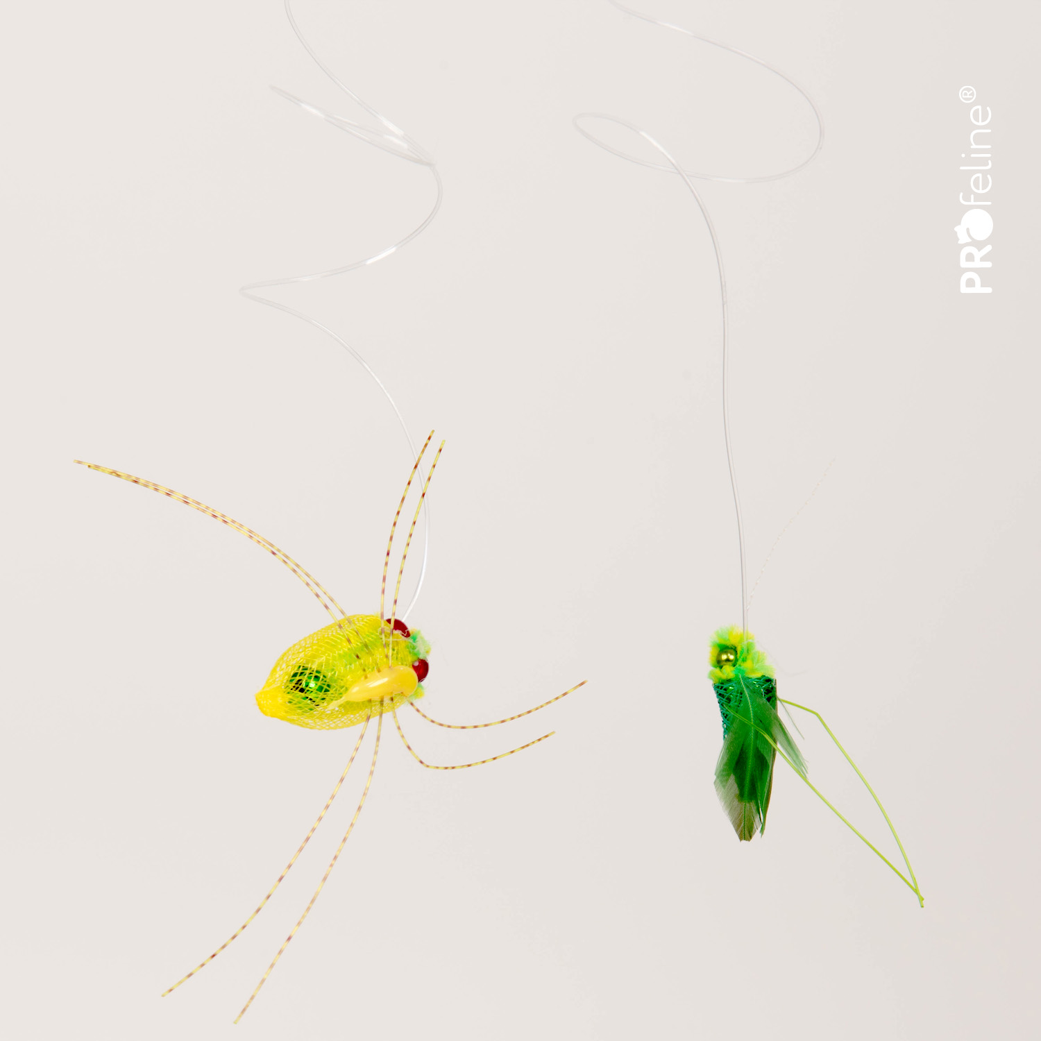 Katzenspielzeug INsekten für Katzenangel