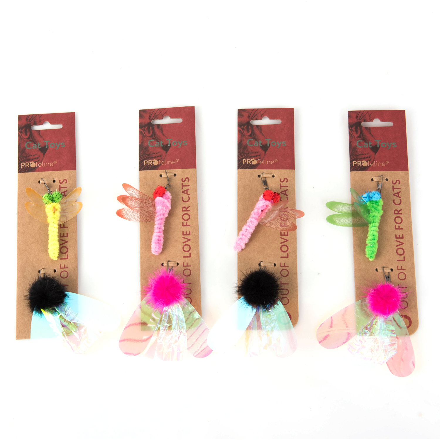 Dragonfly und Käfer für Katzenangel