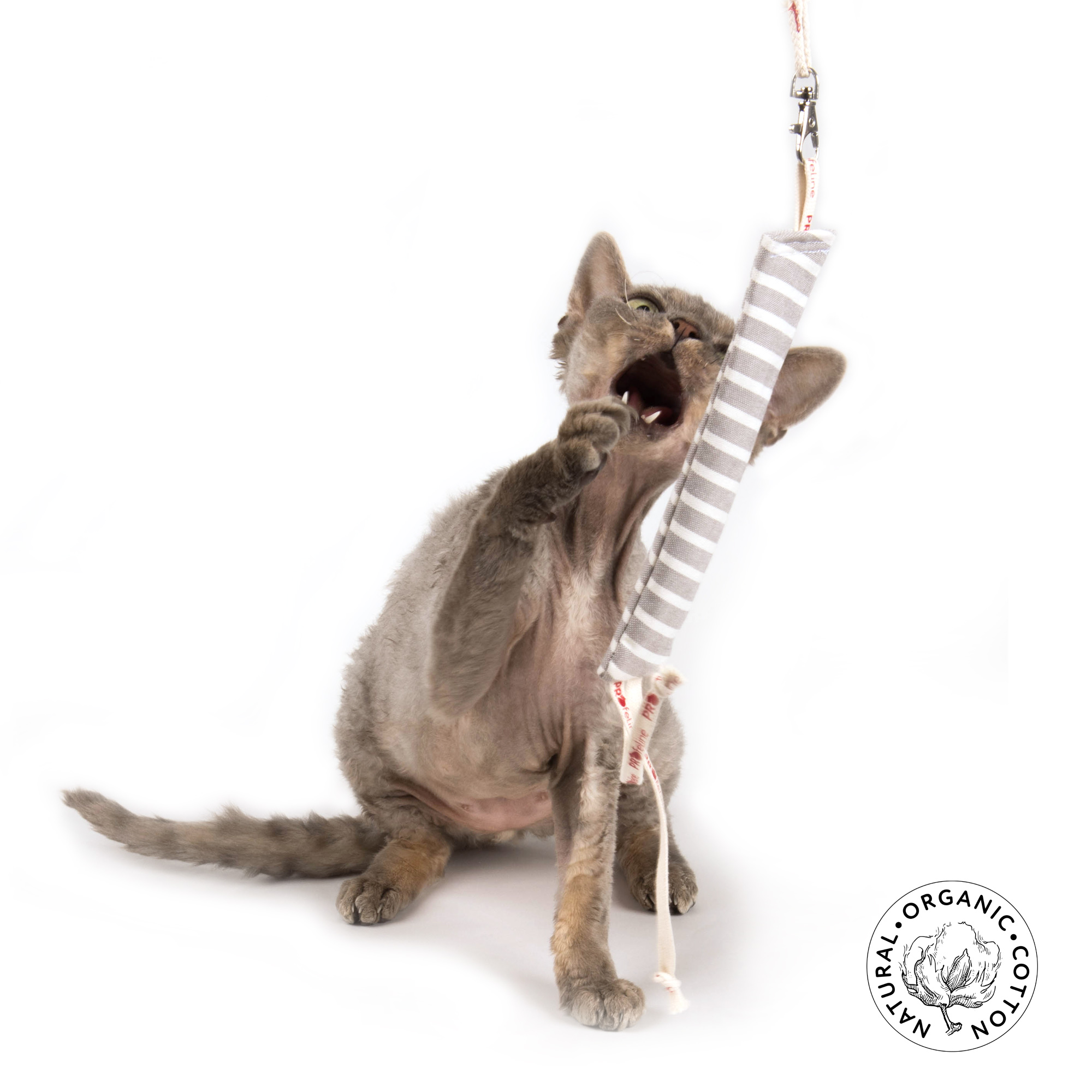 Profeline - Organic Cotton CandyStick Anhänger Ersatzanhänger für Katzenangeln Bio