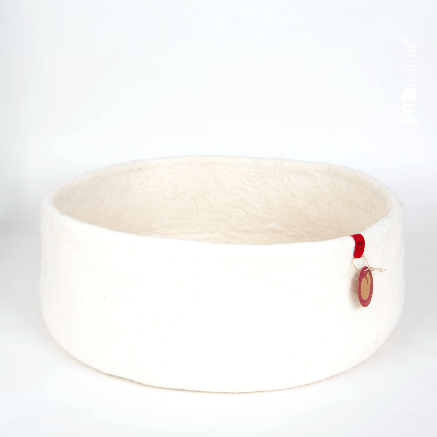 Felt Basket - Handgefilztes Katzenbett / Natur