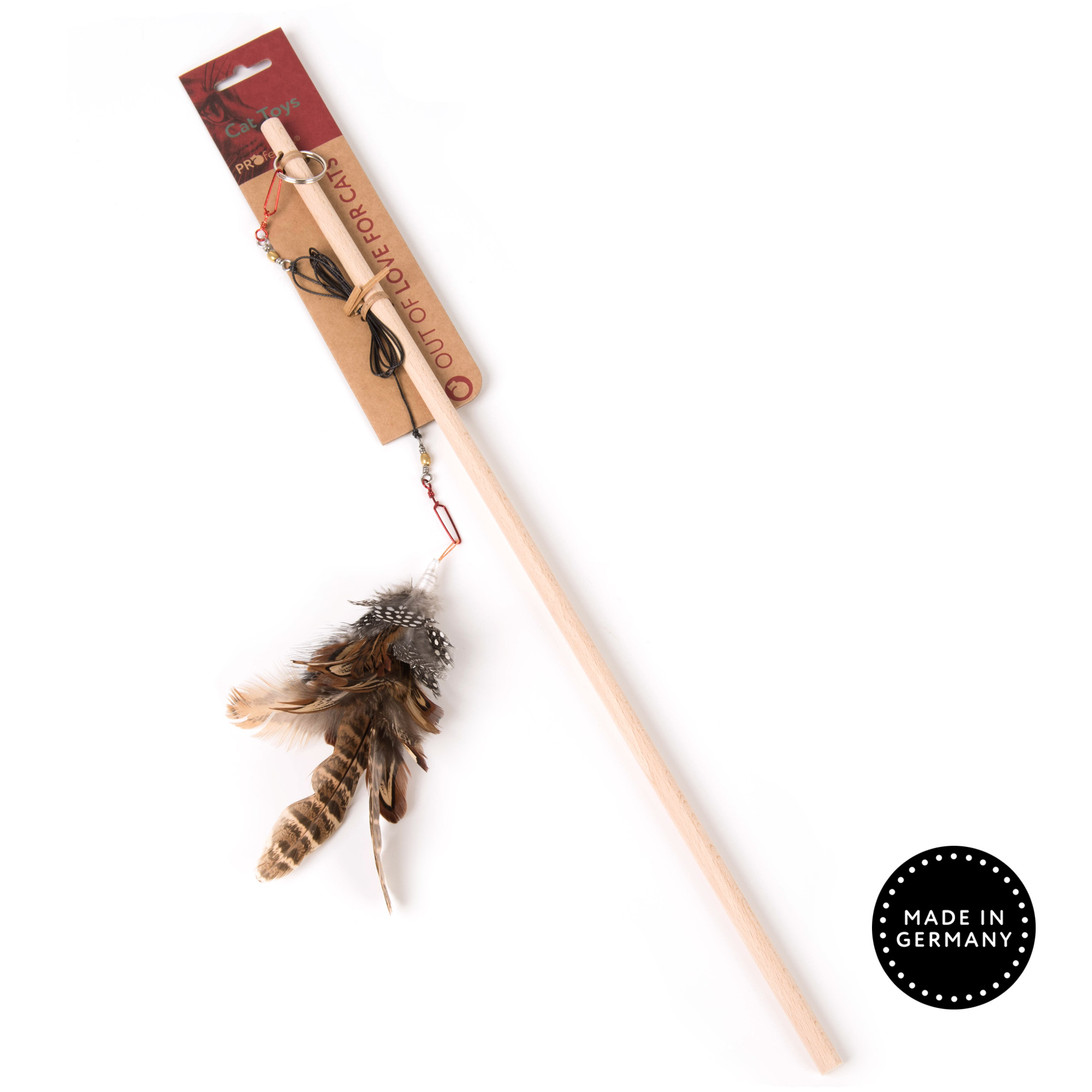 Profeline - Katzenangel Woody FlyingWings Katzenangel für Wechselanhänger