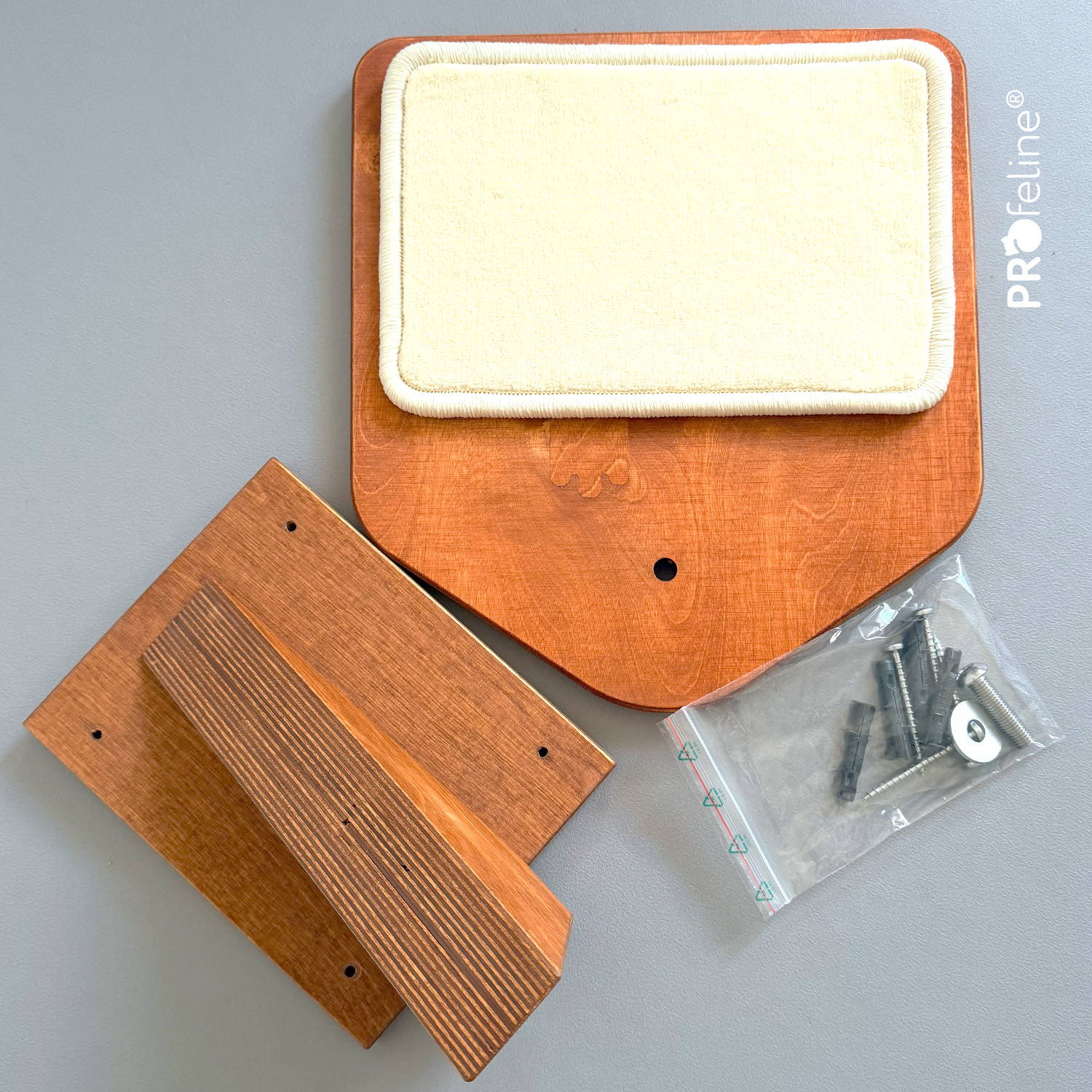 Treppenstufe zur Wandmontage / TS1 B-Ware
