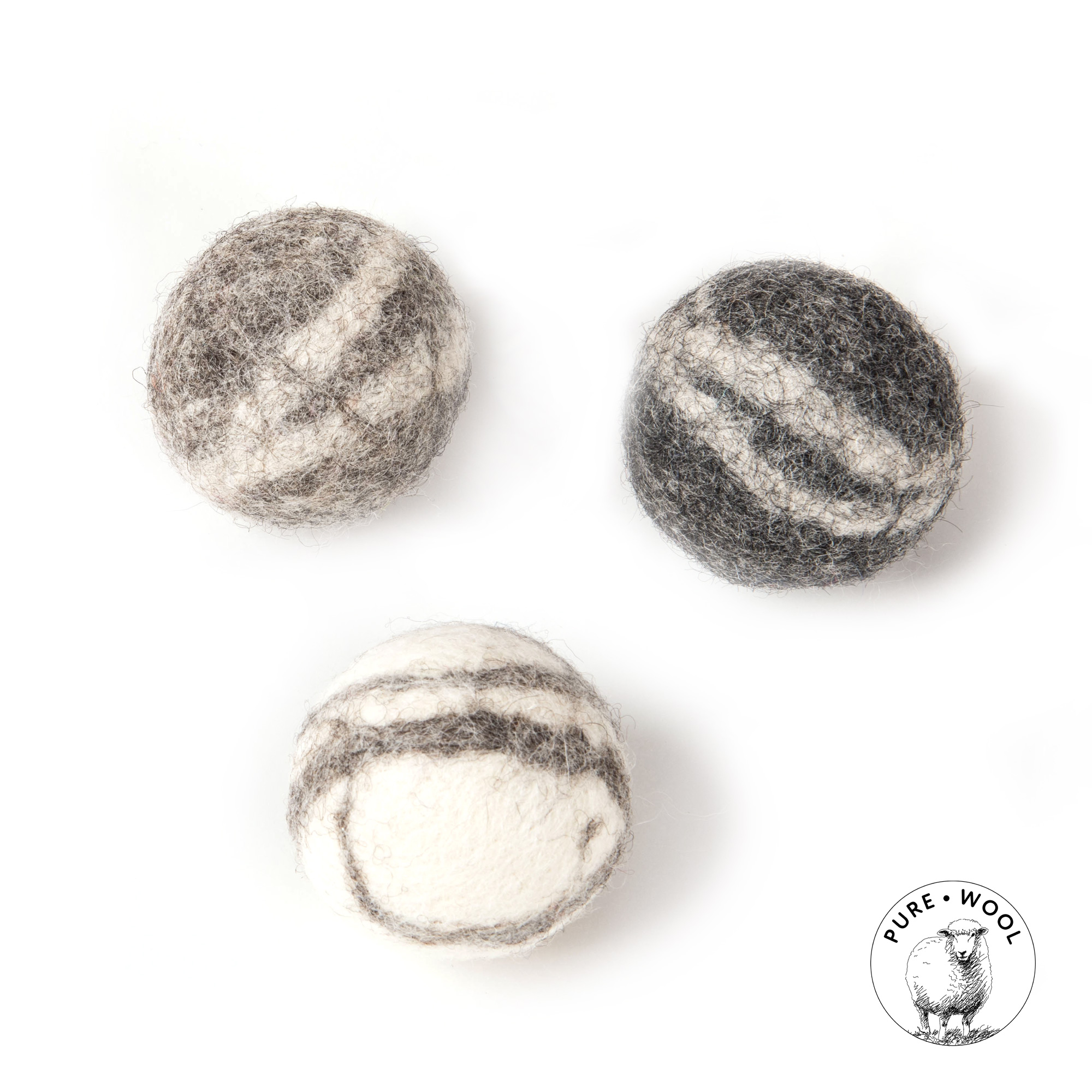 cat-toy-felted-balls-rollingstones-grey Profeline - Felted RollingStones Grau