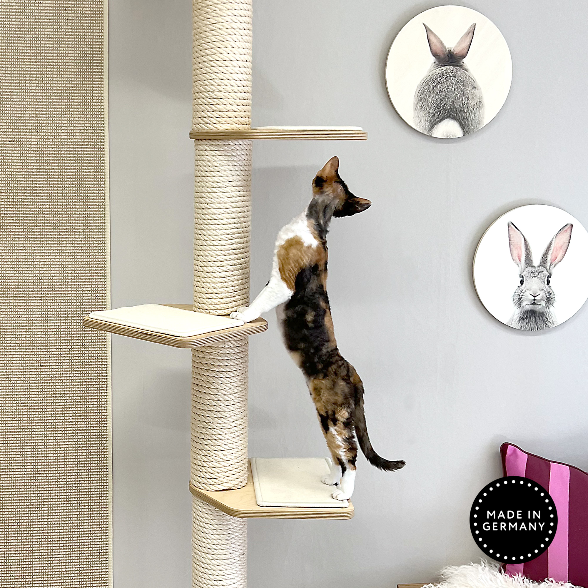 Katzenbaum Treppenstufen