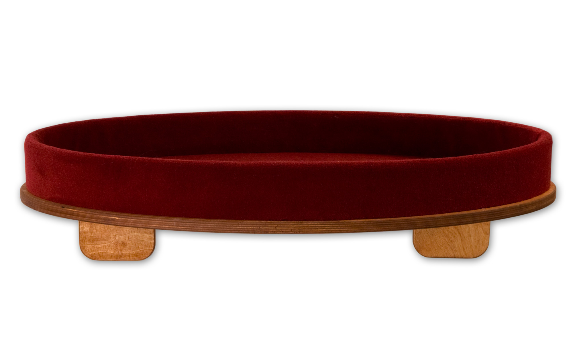 Wandliege Emma - Musterteile / B-Ware Grosse Liegeebene für Katzen Teppich Rubinrot