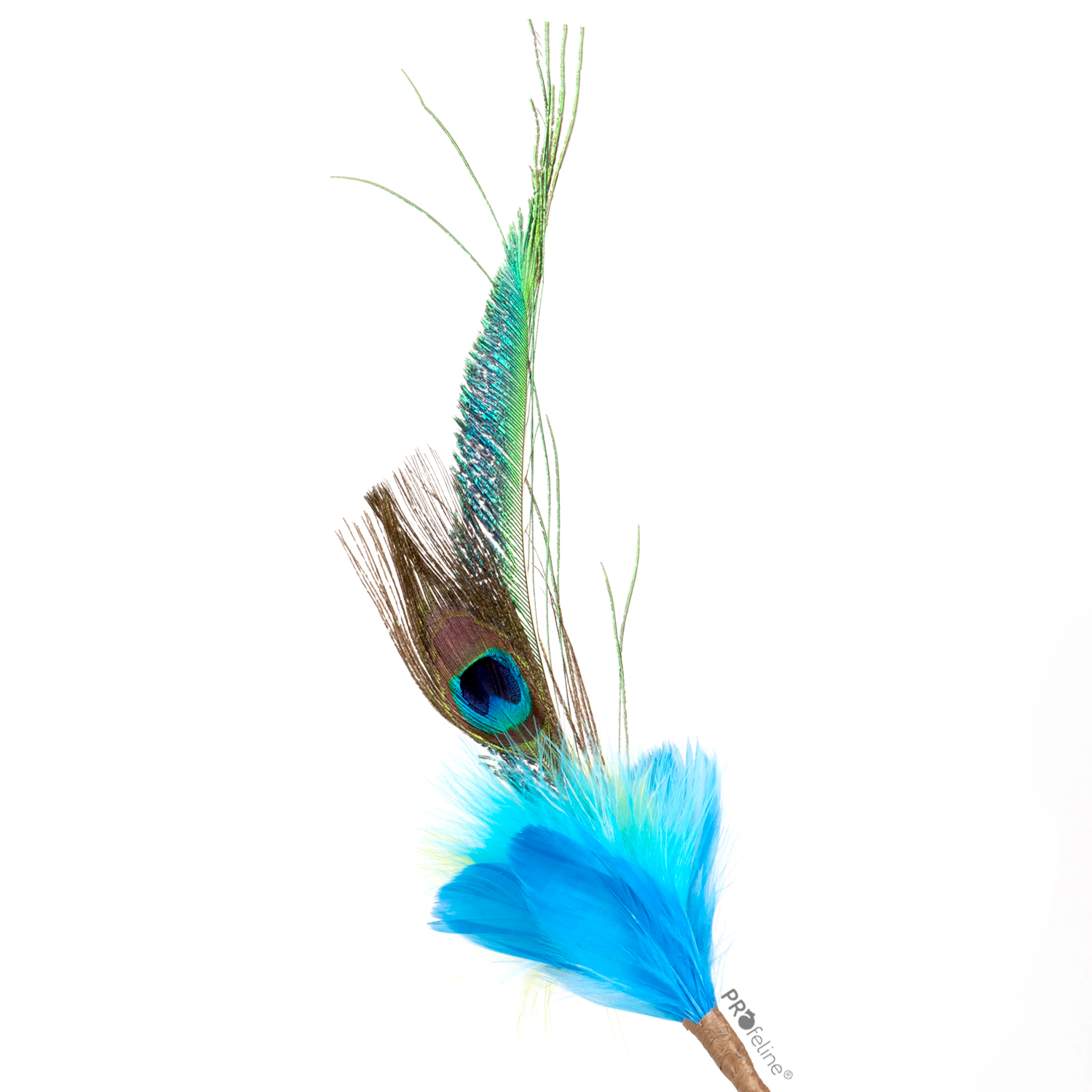 Katzenwedel Peacock Dancer Katzen Federwedel schillernd in grün