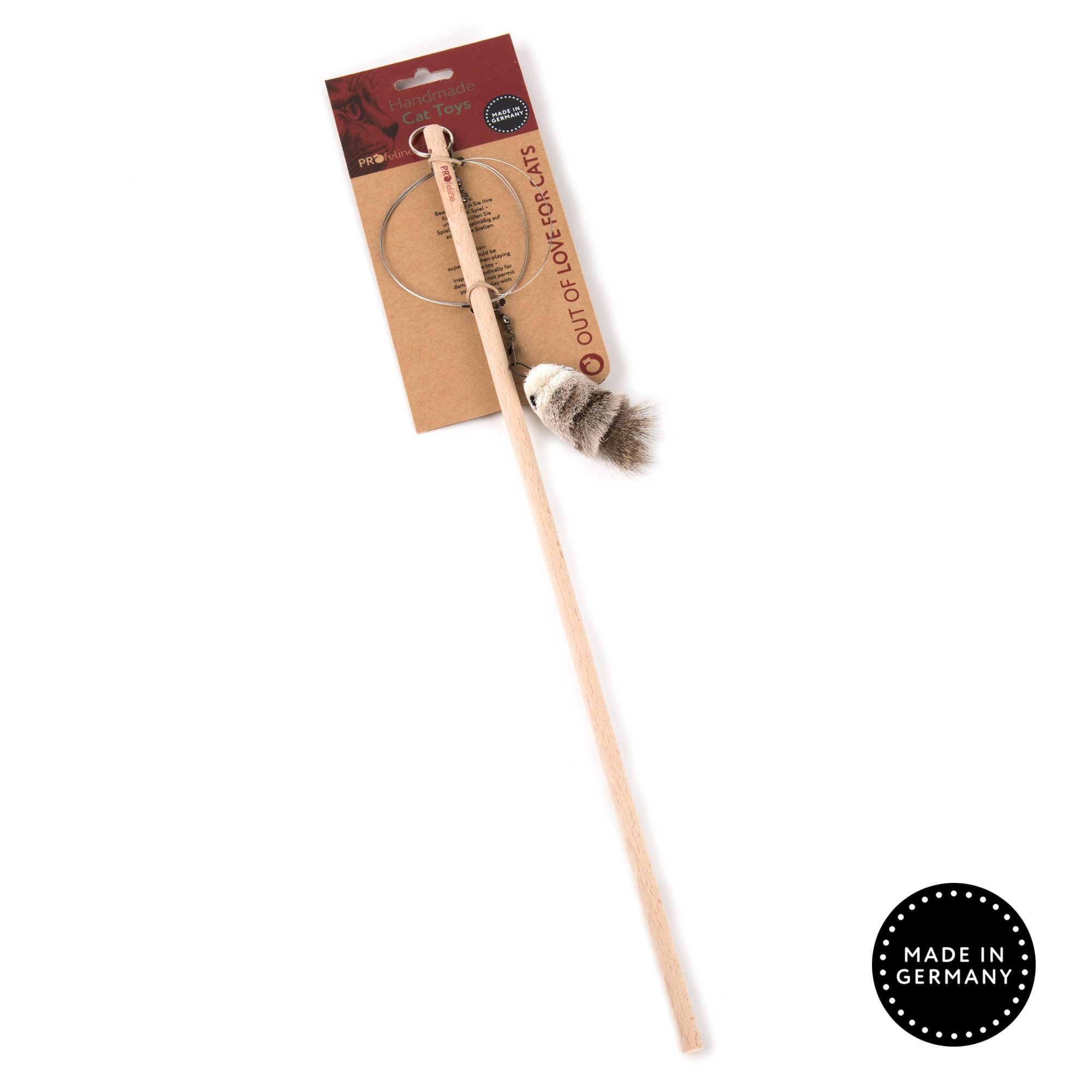 Profeline - Katzenangel Woody Swirl Katzenangel nachhaltig Holz