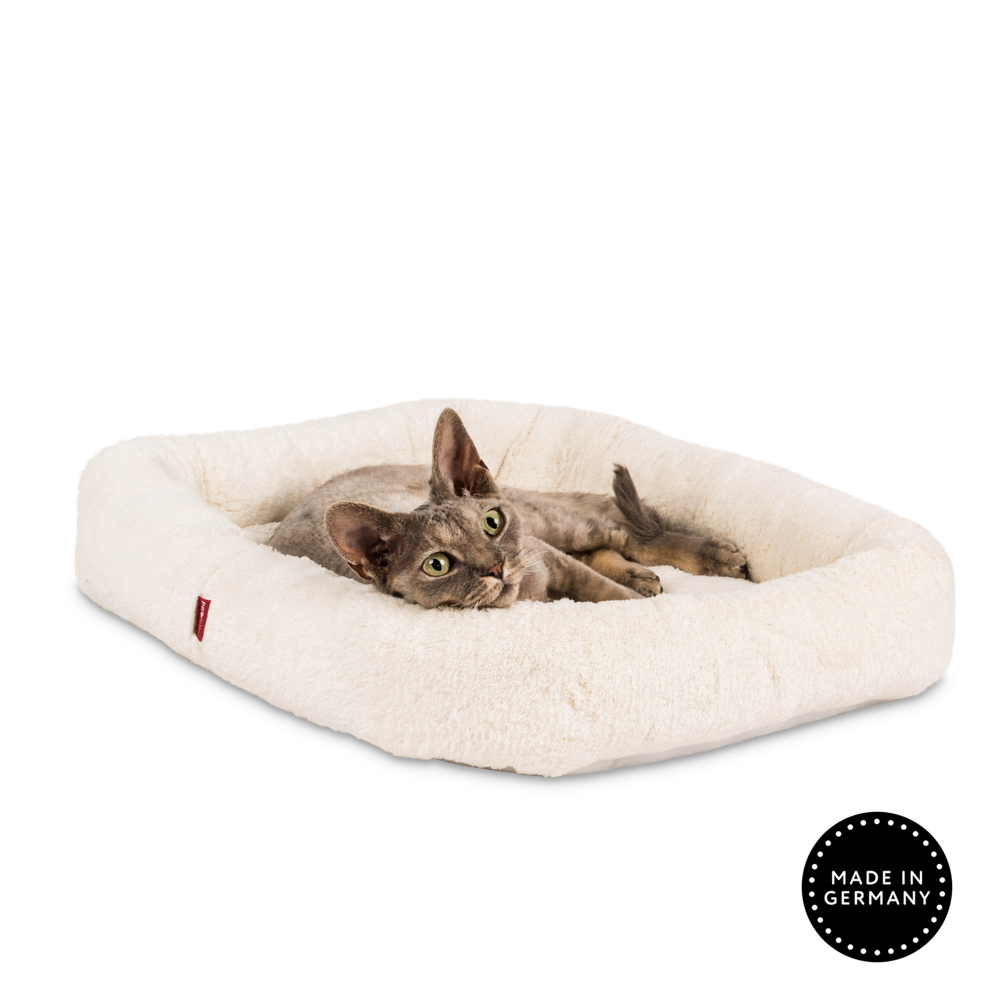 Katzenbett eckig 55 x 48 Klettboden Natur Katzenbett für Kratzbäume eckig