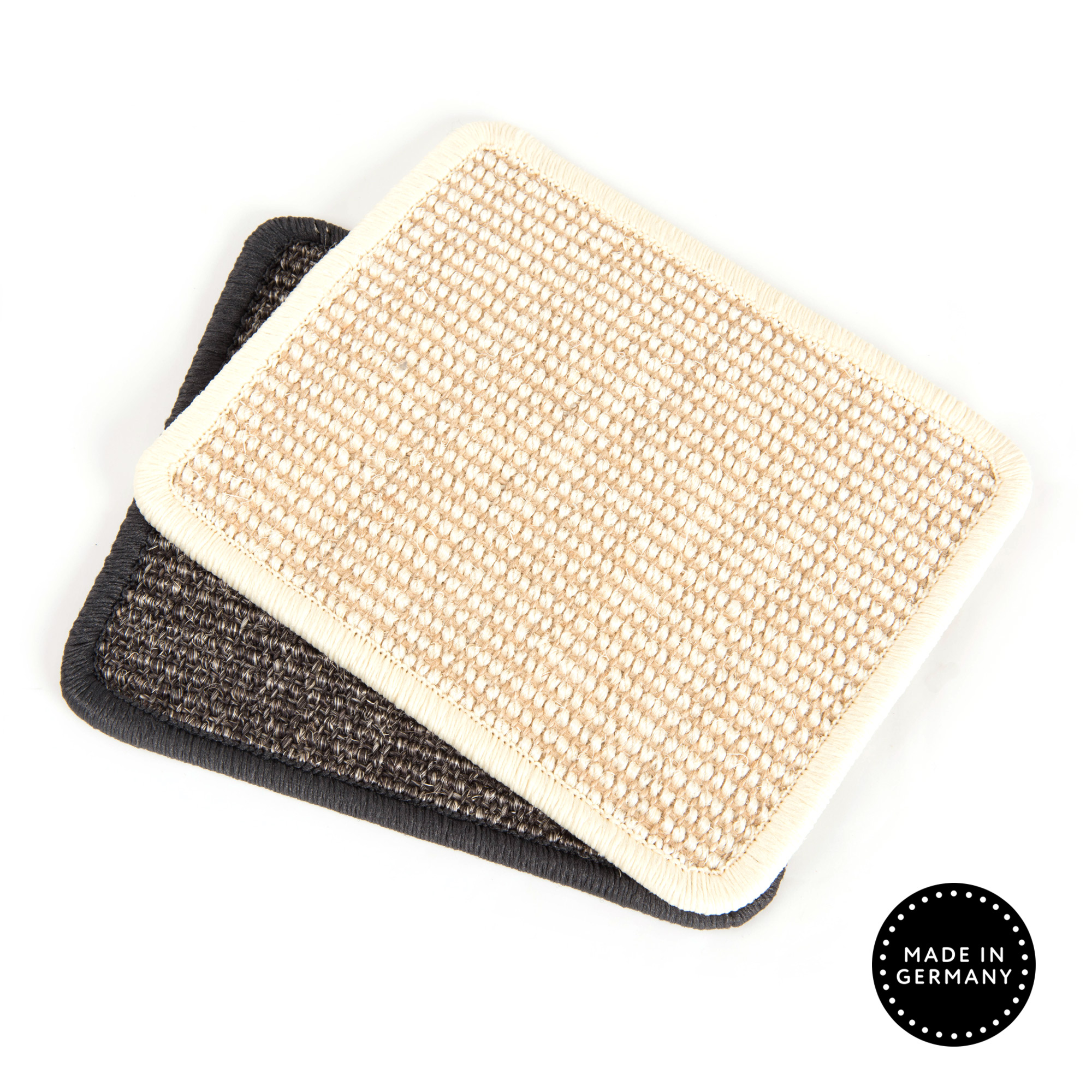 treppenstufe-step-lucy-balu-sisal-auflagen Sisalauflage Anthrazit und Creme