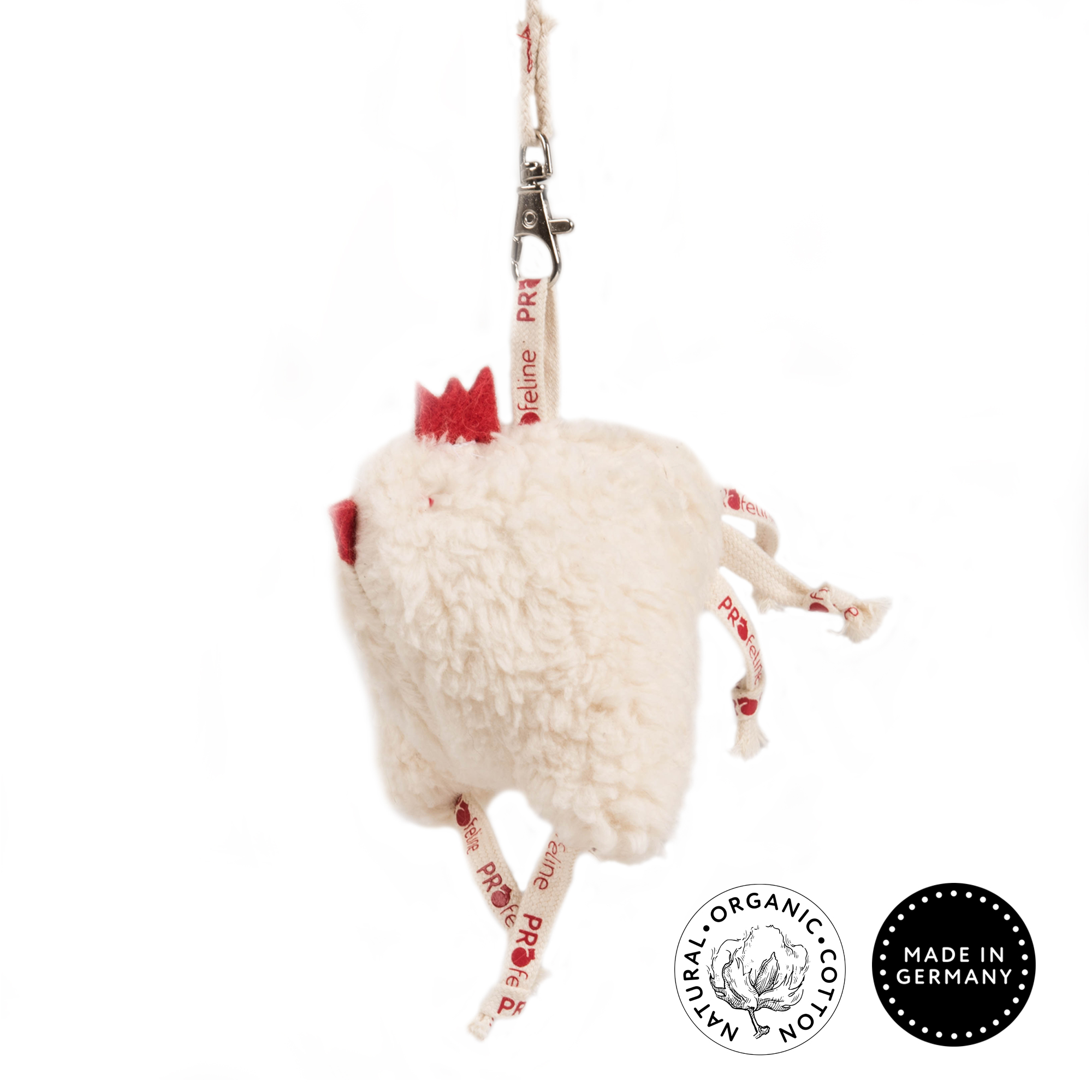 Profeline - Organic Cotton FluffyChick Katzenspielzeug Organic Hühnchen