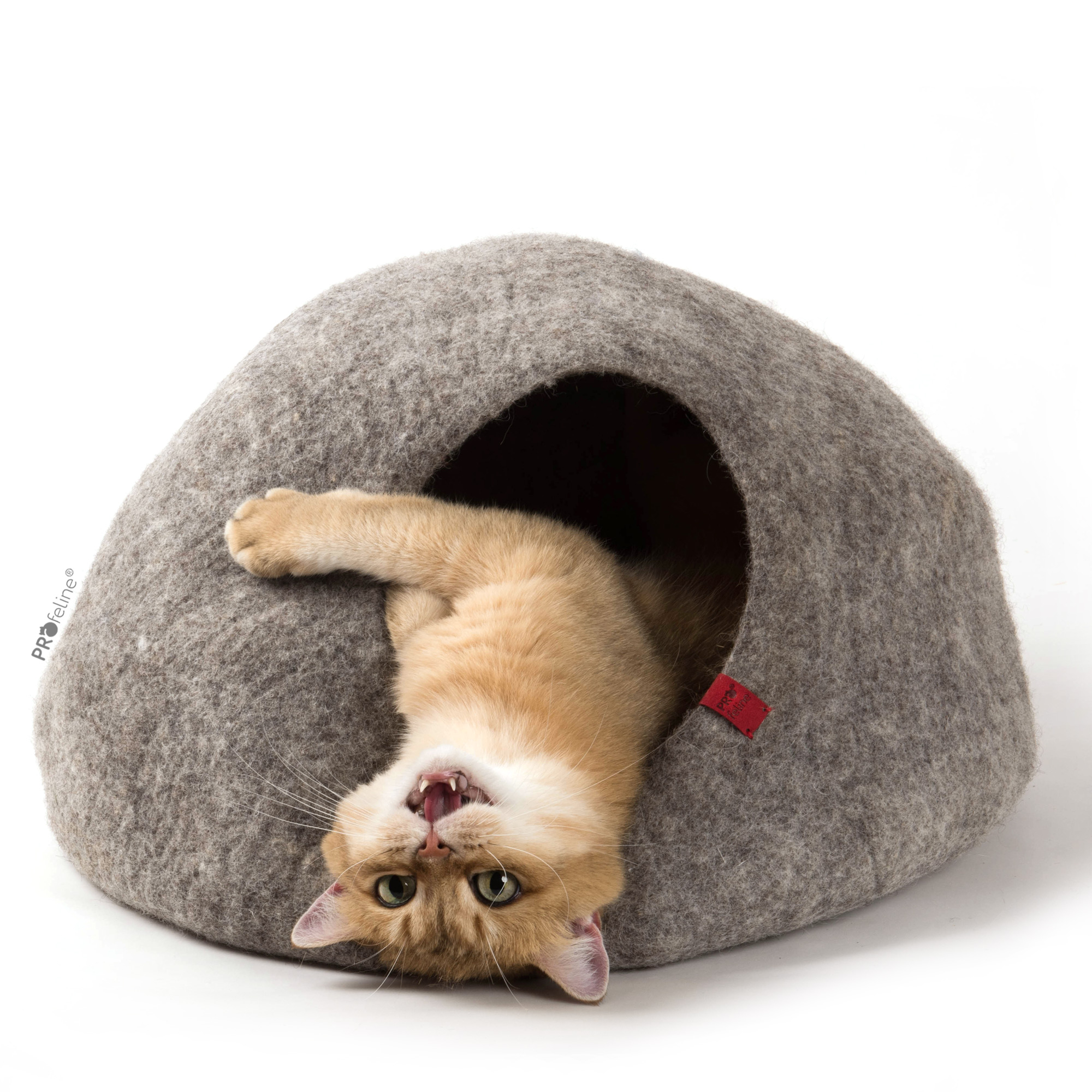 Filzhöhle Woolly Cave Grau Katzen Filzhöhle grau