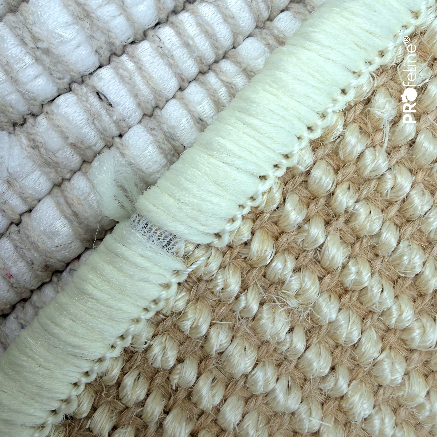 Sisalauflage 47 x 39 cm Creme / B-Ware