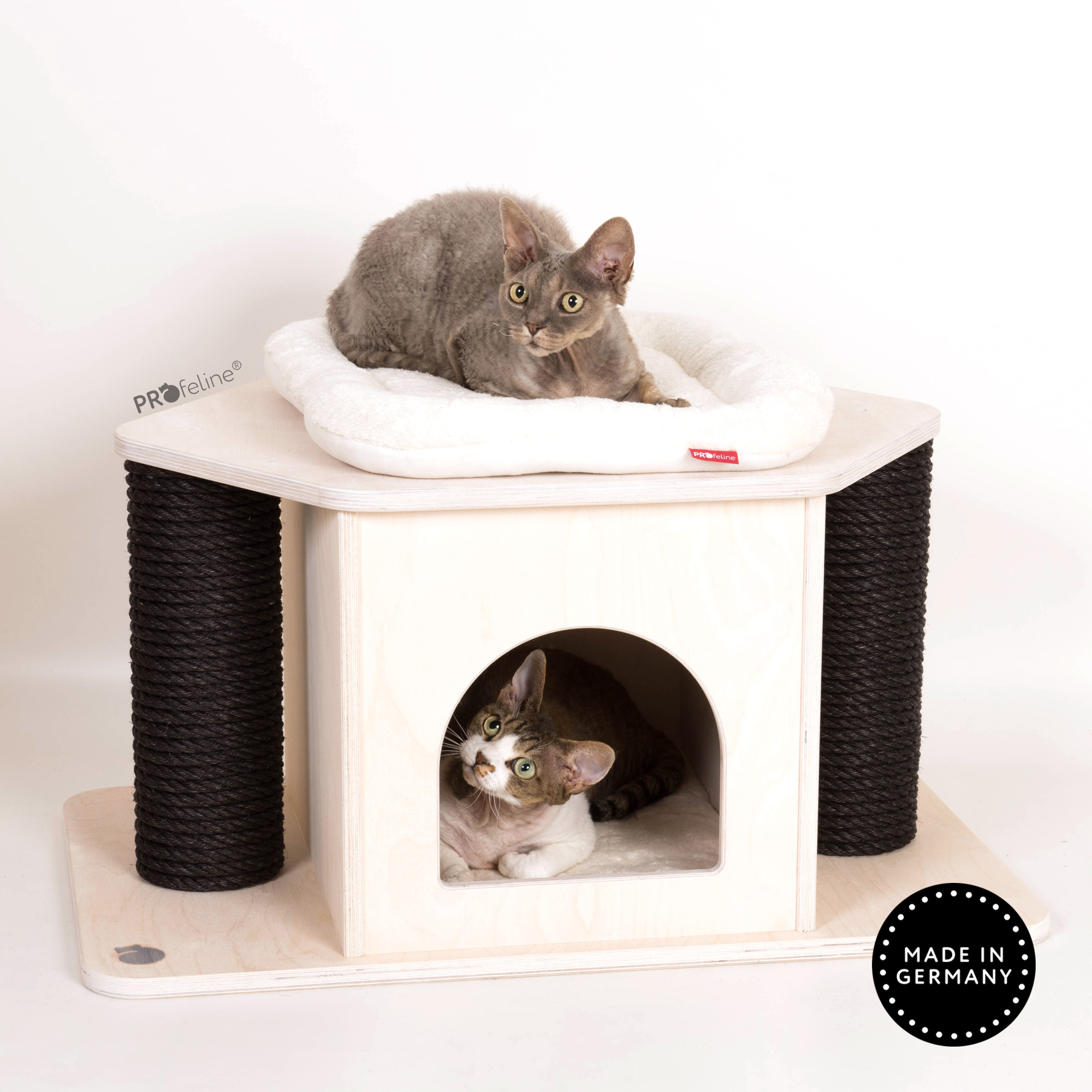 Modul KH2 Katzenhaus Kratzbaum Modul Katzenhaus weiss