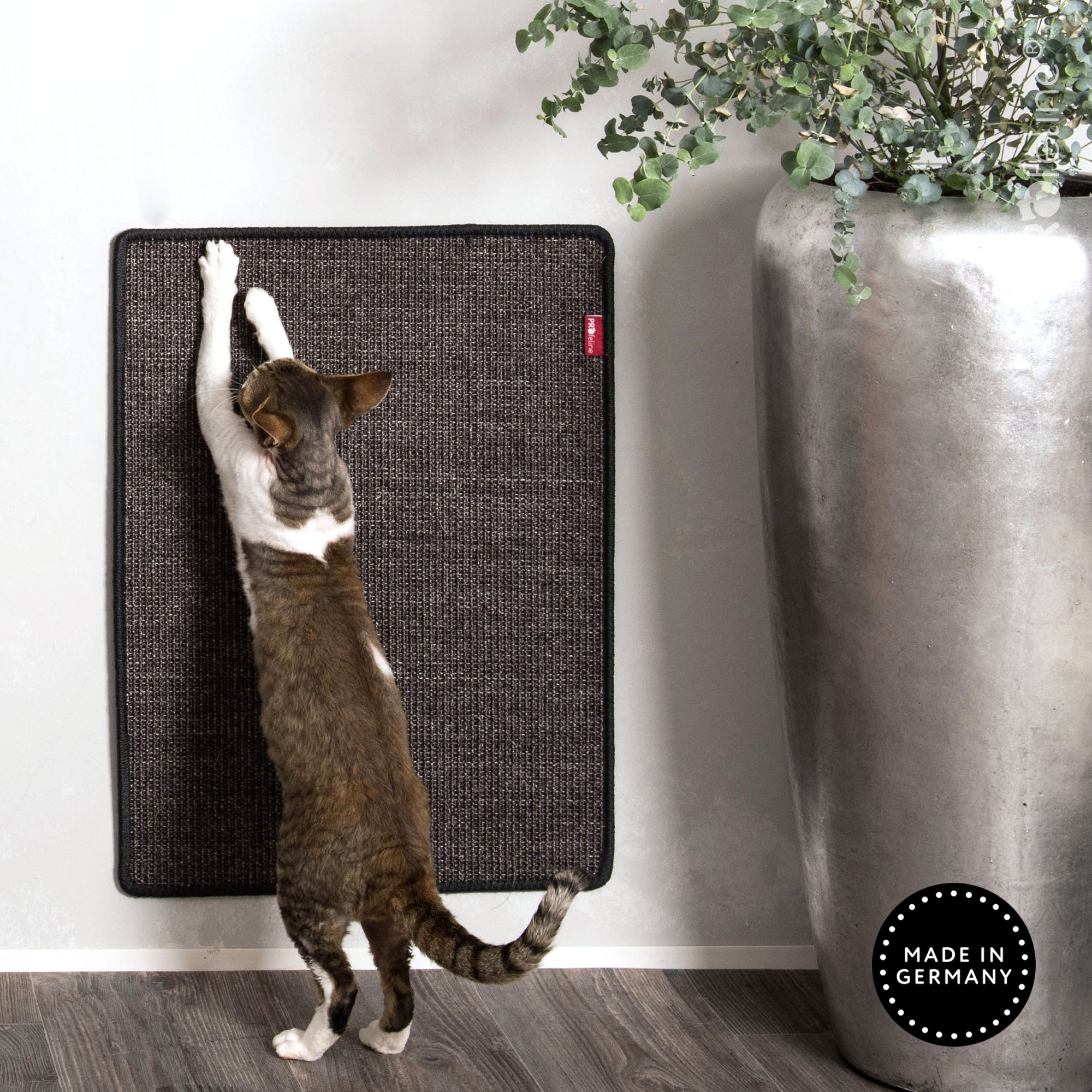 kratzbrett-kratzmatte-grau-wand-boden Katzen Kratzmatte 60 x 45 cm